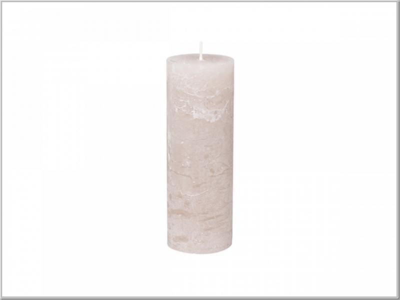 Macon rustikale Stumpenkerze ROSE H20/Ø7cm Macon rustikale Stumpenkerze ROSE H20/Ø7cm