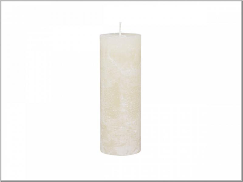 Macon rustikale Stumpenkerze CREME H20/Ø7cm Macon rustikale Stumpenkerze CREME H20/Ø7cm