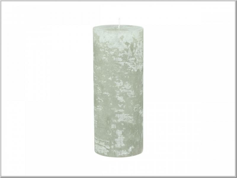 Macon rustikale Stumpenkerze Verte H25/Ø10cm Macon rustikale Stumpenkerze Verte H25/Ø10cm