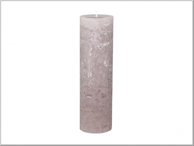 Macon rustikale Stumpenkerze Taupe H35/Ø10cm Macon rustikale Stumpenkerze Taupe H35/Ø10cm
