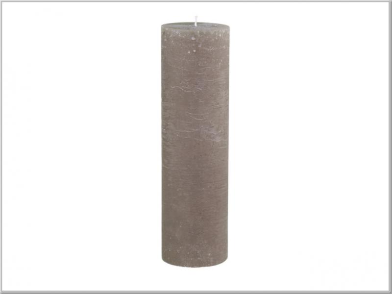 Macon rustikale Stumpenkerze Linen H35/Ø10cm Macon rustikale Stumpenkerze Linen H35/Ø10cm