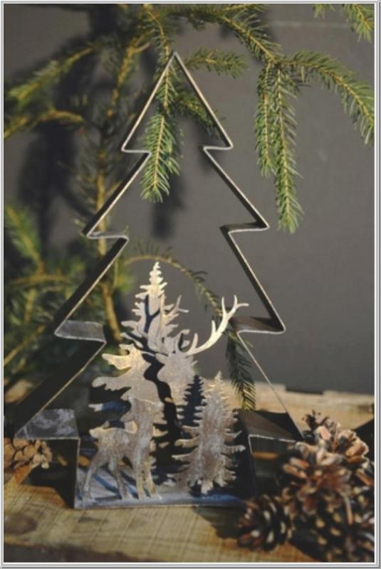 Dekobaum Christbaum Goldbraun 3D H30cm Dekobaum Christbaum Goldbraun 3D H30cm