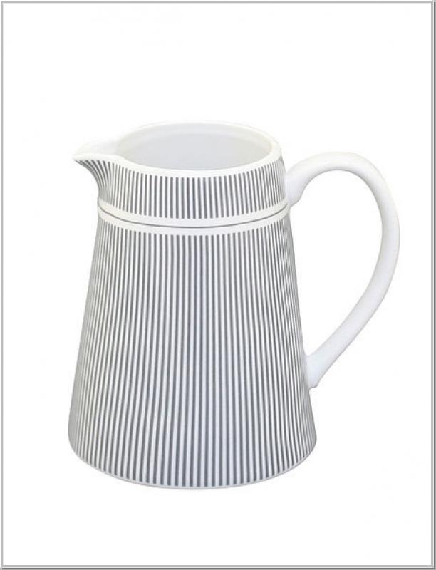 Milchkännchen Creamer Streifen Charcoal