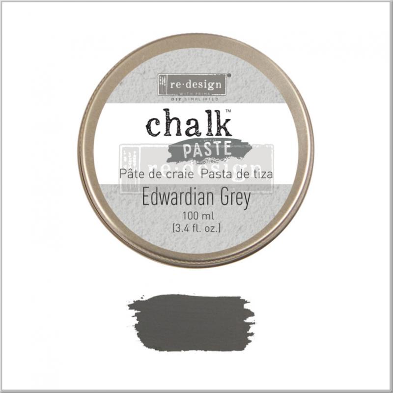 Vintage Paint Chalk Paste 100ml EDWARDIAN GREY