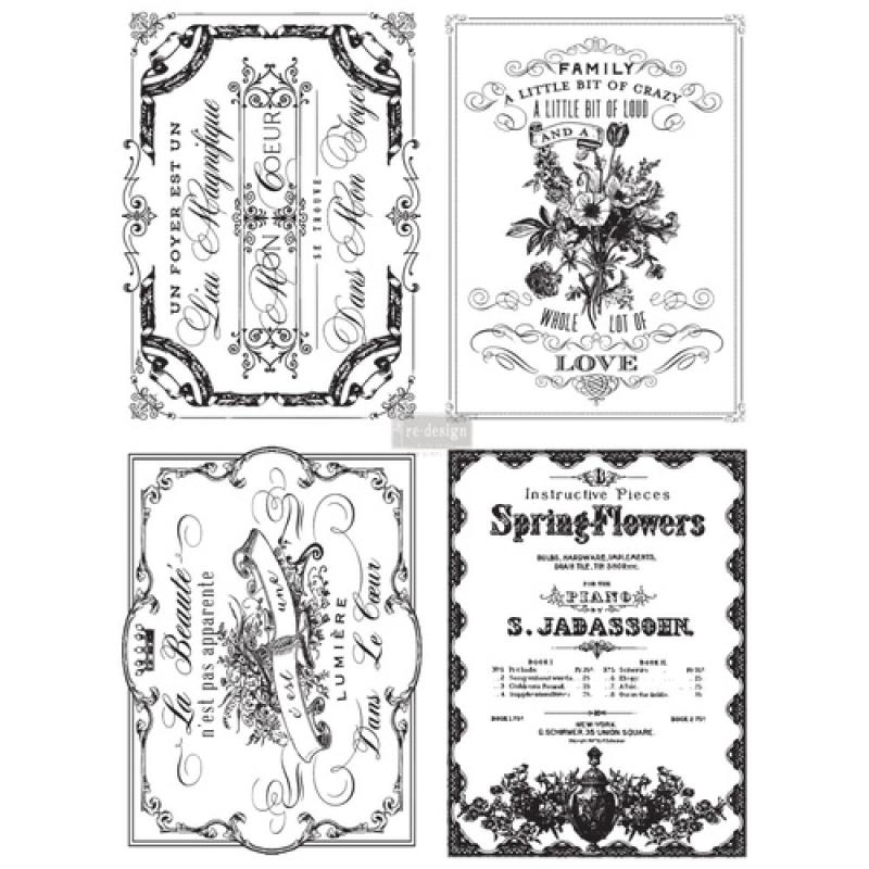 ReDesign Decor Transfer Spring Flowers 55,88 x 76,20 cm ReDesign Decor Transfer Spring Flowers 55,88 x 76,20 cm