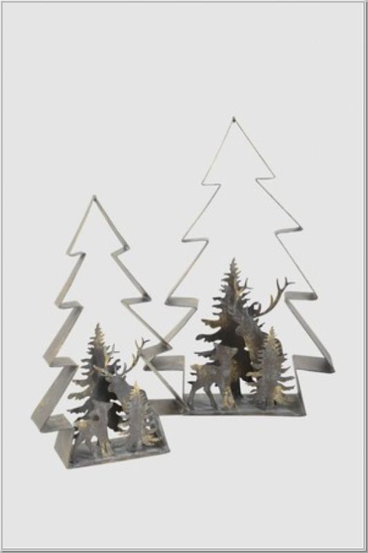 Dekobaum Christbaum Goldbraun 3D H30cm Dekobaum Christbaum Goldbraun 3D H30cm