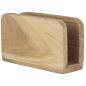 Preview: Napkin holder acacia wood vertical 14x8cm Preview: Napkin holder acacia wood vertical 14x8cm