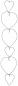 Preview: Hearts Garland L 76 cm Preview: Hearts Garland L 76 cm