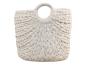 Preview: Planter Corte cement with braided pattern H24,,5xØ23cm Preview: Planter Corte cement with braided pattern H24,,5xØ23cm
