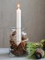 Preview: Advent candle calendar candle with gold print H29xØ3cm