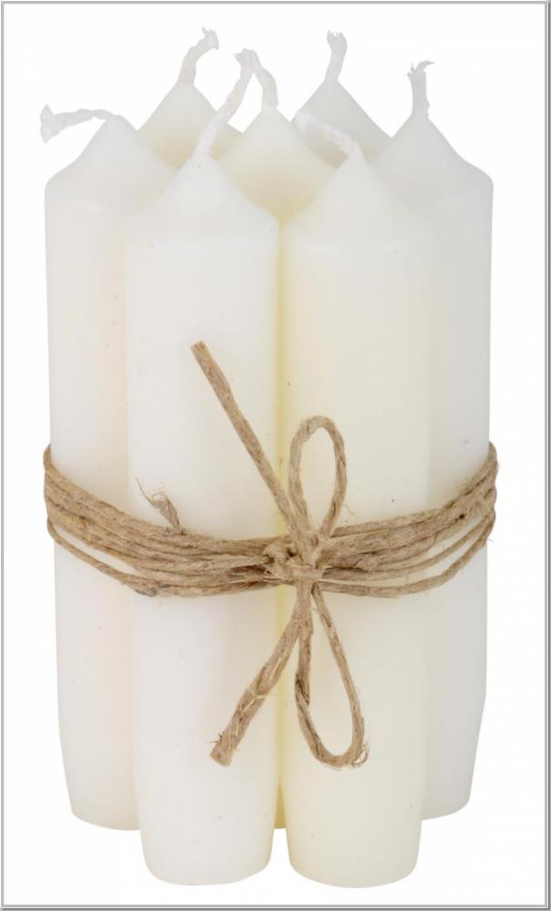 Preview: Ib Laursen Candle White H11 xØ 2.2cm Set of 2 Preview: Ib Laursen Candle White H11 xØ 2.2cm Set of 2