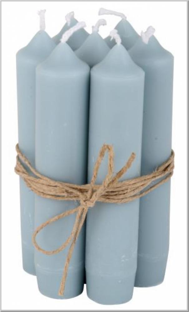 Ib Laursen candle Light Blue H11 xØ 2.2cm set of 2