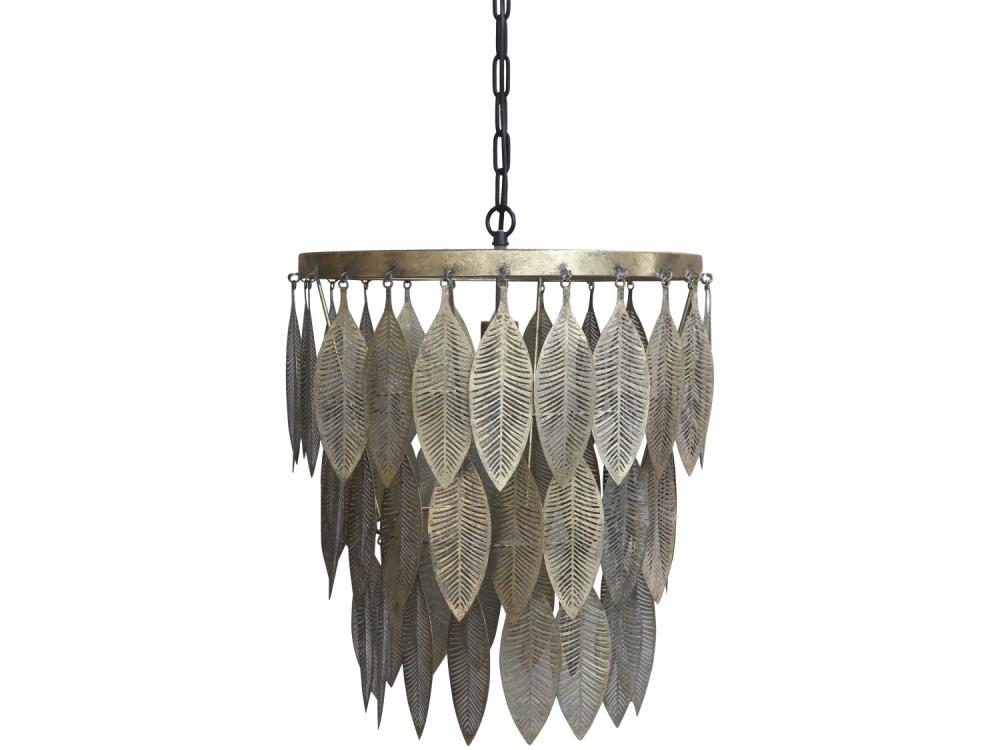 Preview: Ceiling lamp with metal decoration H59xØ47cm lamp Preview: Ceiling lamp with metal decoration H59xØ47cm lamp