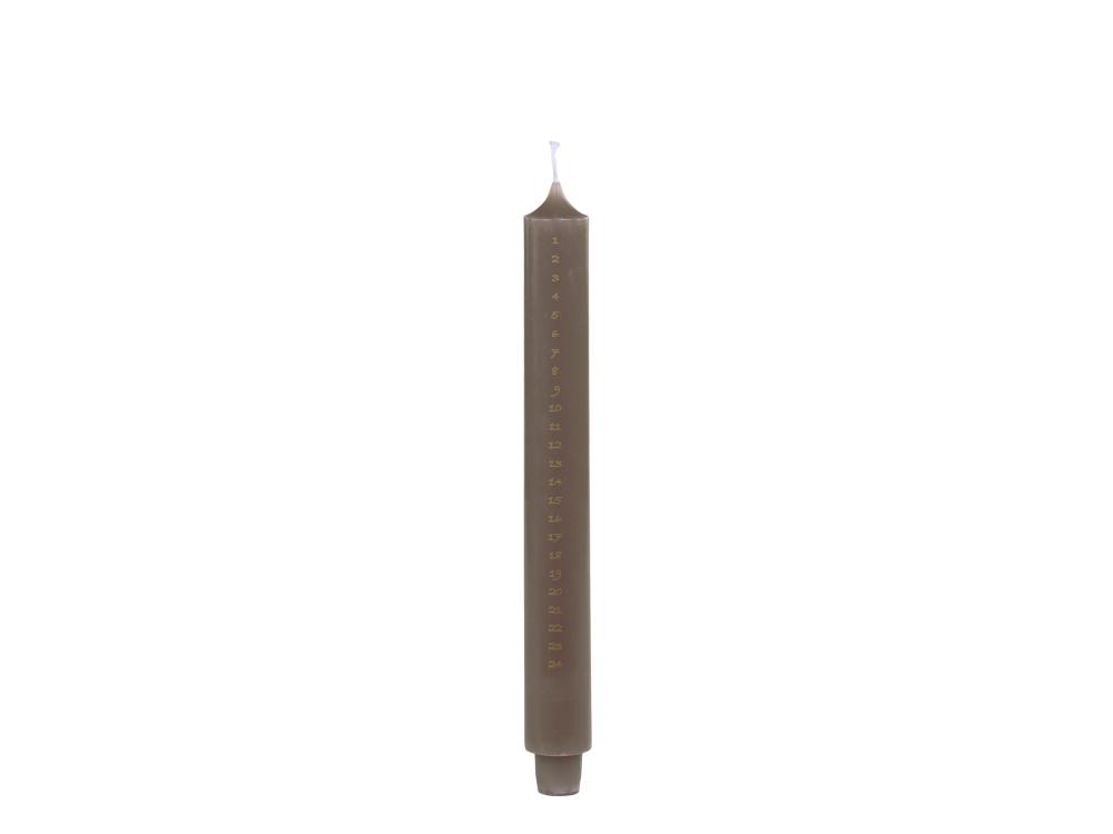 Advent candle calendar candle with gold print H29xØ3cm Advent candle calendar candle with gold print H29xØ3cm