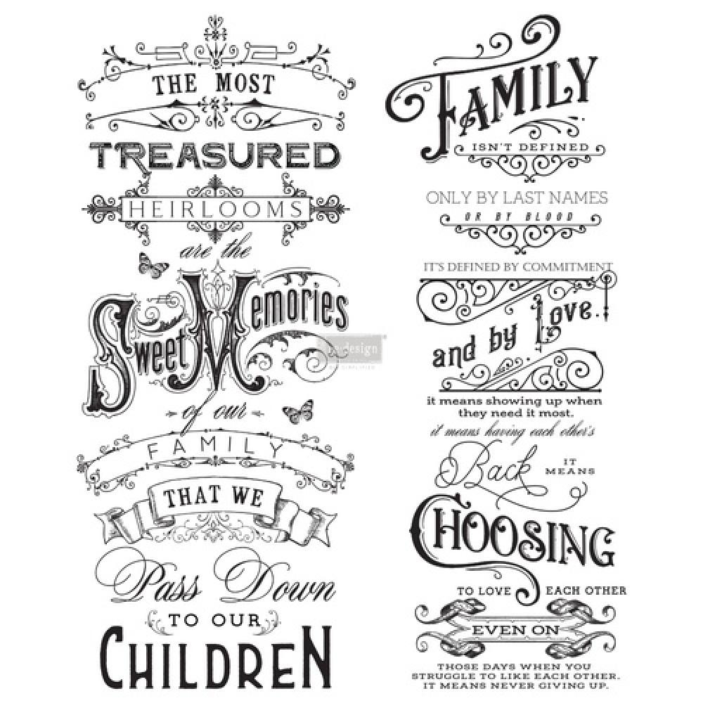 Transferfolie Family Heirlooms Transferfolie Family Heirlooms