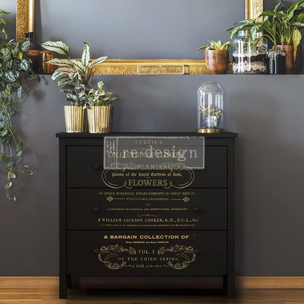 Preview: ReDesign Decor Transfers® - Flower Collector – 23,4" x 34" (59,4 x 86,3 cm) Gold-Transfer Preview: ReDesign Decor Transfers® - Flower Collector – 23,4" x 34" (59,4 x 86,3 cm) Gold-Transfer