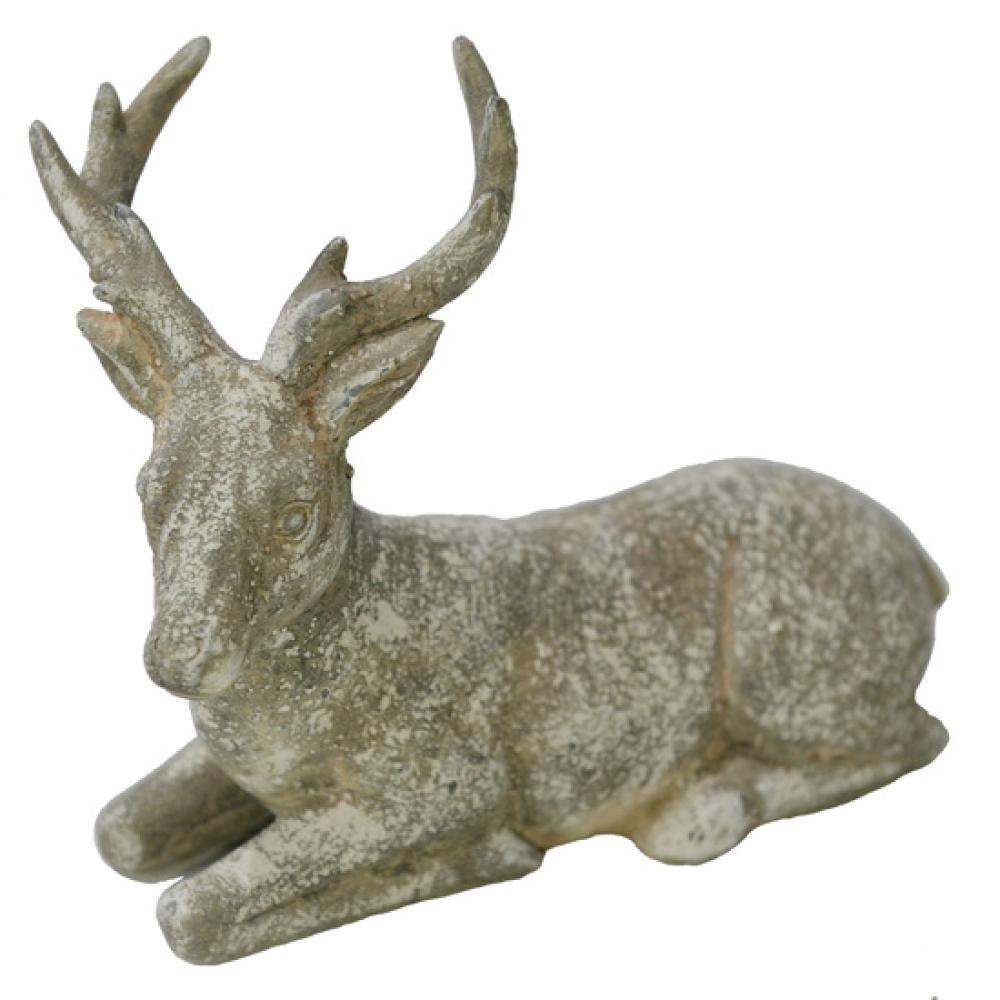 Deco deer Fenni gray 17x20 cm Deco deer Fenni gray 17x20 cm