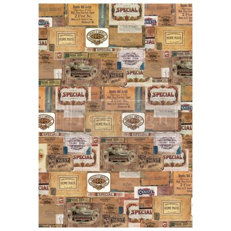 Redesign Décor Transfers® Vintage Box size 55,88cmx81,28cm Redesign Décor Transfers® Vintage Box size 55,88cmx81,28cm