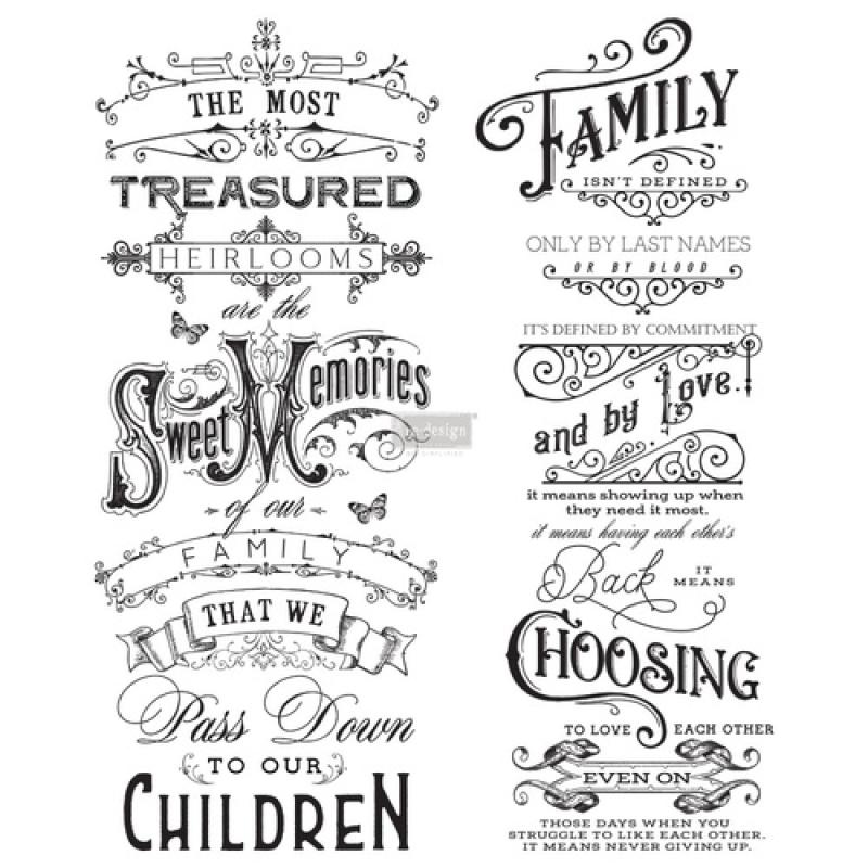 Transferfolie Family Heirlooms Transferfolie Family Heirlooms