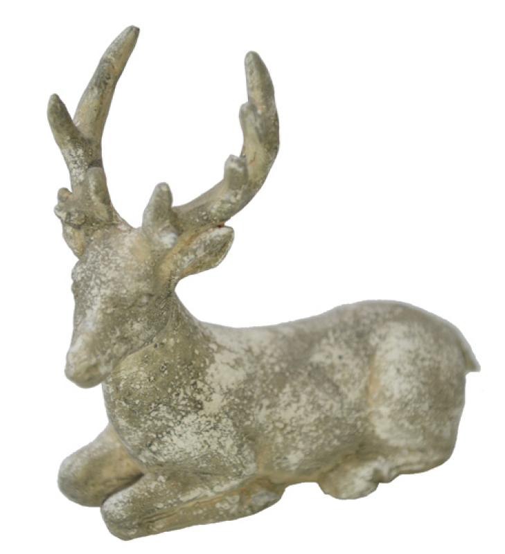 Deco deer Fenni gray 14,5x14 cm