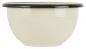 Preview: Schale Emaille Butter Cream Ø10,5cm
