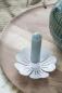 Preview: Ib Laursen candle Light Blue H11 xØ 2.2cm set of 2