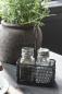 Preview: Salt and Pepper Basket Metal Black
