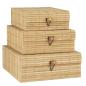 Preview: Box set made of bamboo, 3 pieces, natural