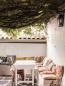 Preview: Iron Window Frieze 110x35cm - Antique Shabby Chic Design by Jeanne d'Arc Living