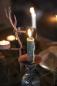 Preview: Ib Laursen Candle Grey H11 xØ 2.2cm Set of 2