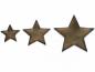 Preview: Tablet Messing Set of 3 Star