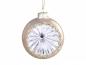 Preview: Christbaum Kugel Glitzer Glas Latte H9,5cm