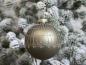 Preview: Christbaum Glas staubig grün Ø8cm