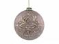Preview: Weihnachtskugel m.Goldmuster H11x8cm