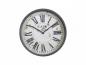 Preview: Old French Wall Clock in Factory Design – Antique Black, Ø 35 cm