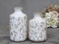 Preview: Flasche Vase Meaux mit Blumen H17,5xØ11 cm