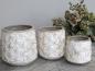 Preview: Planter Flower 3D Cream Colmar