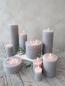 Preview: Macon rustic pillar candle STONE H15/Ø15cm