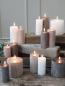 Preview: Candle Glitter 10x10cm Mocca