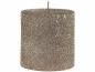 Preview: Candle Glitter 10x10cm Mocca
