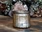 Preview: Tealight holder with pearl edge Ø8,5x7.5cm
