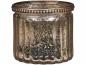 Preview: Tealight holder with pearl edge Ø8,5x7.5cm