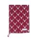Preview: Krasilnikoff Tea Towel Deer 100% Cotton 50x70 Scarlet Red