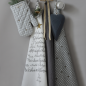 Preview: Krasilnikoff Tea Towel Christmas Words 100% Cotton 50x70 White