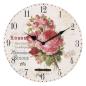 Preview: Vintage wall clock rose clock Ø 34cm