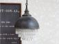 Preview: Chic Antique Factory Pendant Lamp with Crystals – Antique Black, Ø 31.5 cm