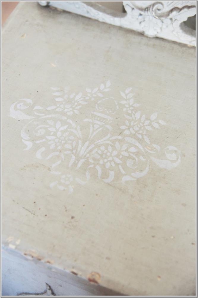 Vintage Stencil Flower Schablone 18x22cm