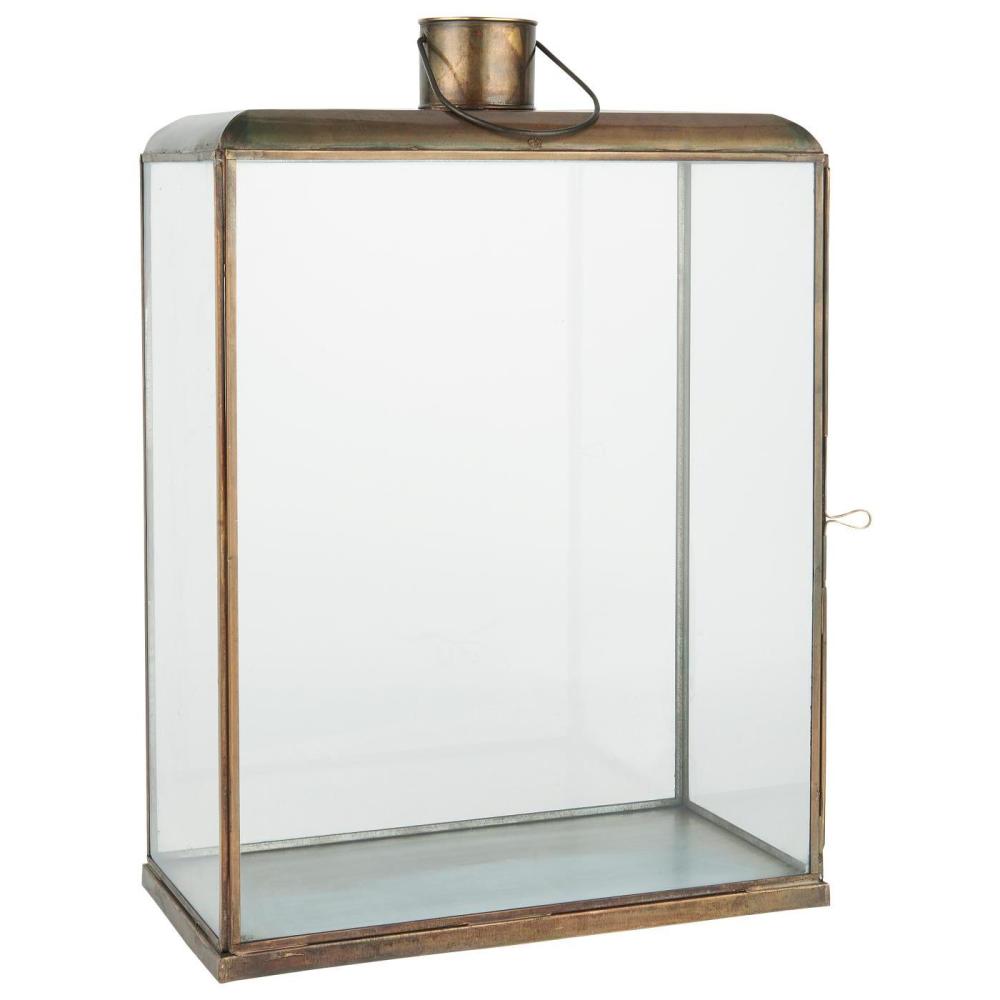 Lantern Messing Glass H48cm