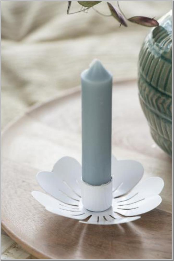 Ib Laursen candle Light Blue H11 xØ 2.2cm set of 2