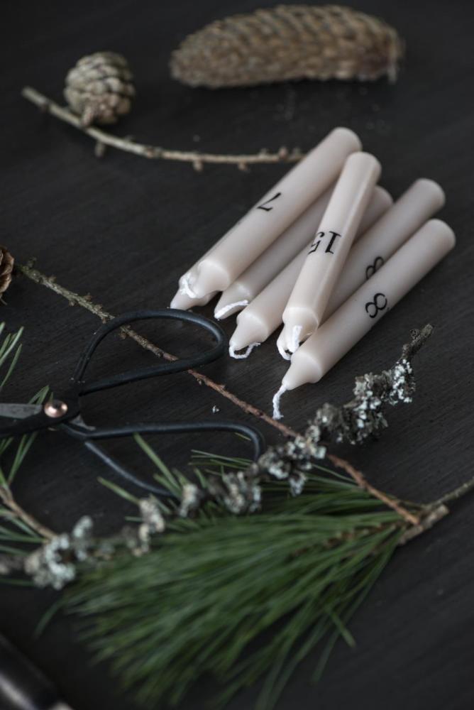 Small Candles Set of 24 H10xØ1,3cm